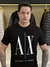 Imagem do Camiseta Armani Exchange Lettering Assinatura Grande Estampa Frontal Masculino