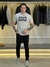 Camiseta Armani Exchange Slim Fit Detalhes Emborrachado Logo Assinatura Masculino na internet