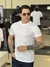 Camiseta Armani Exchange Lettering Assinatura Estampa no Peito Masculino - Loja Mr. Boss