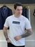 Camiseta Calvin Klein Quadro Emborrachado Lettering Vazado Masculino - comprar online