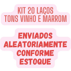 Kit 20 Laços Bola Prontos Presente Aniversário Mães Namorado - Importados da Malu