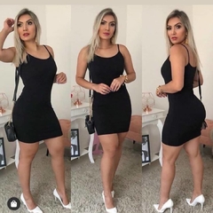 Vestido Curto Canelado Tubinho Sensual Justo Alcinha Verão - Importados da Malu