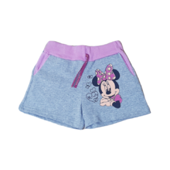 Shortinho Cinza e Detalhe Rosa Claro Bebê Macio Infantil+ NF - Importados da Malu