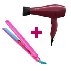 Kit Secador de Cabelo Light + Prancha Alisadora Bloom Gama na internet