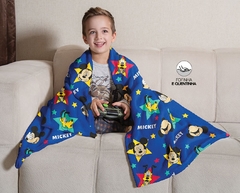 Manta Fleece Infantil Microfibra Diversos Personagens Disney - comprar online