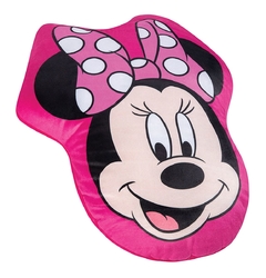 Almofada Decorativa Infantil Minnie Personagens Lepper Antialérgica Aveludada Super Macia - comprar online