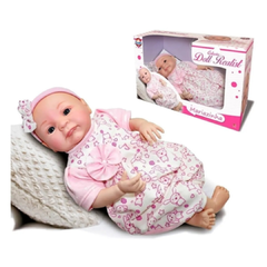 Boneca Bebê Reborn Mariazinha Coleção Doll Realist Sid-nyl Parece Um Bebê de Verdade Bebê Realista REF 1170