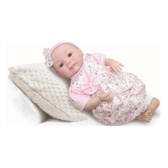 Boneca Bebê Reborn Mariazinha Coleção Doll Realist Sid-nyl Parece Um Bebê de Verdade Bebê Realista REF 1170 - Importados da Malu