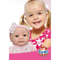 Boneca Bebê Reborn Mariazinha Coleção Doll Realist Sid-nyl Parece Um Bebê de Verdade Bebê Realista REF 1170