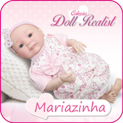 Boneca Bebê Reborn Mariazinha Coleção Doll Realist Sid-nyl Parece Um Bebê de Verdade Bebê Realista REF 1170 - comprar online