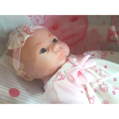 Boneca Bebê Reborn Mariazinha Coleção Doll Realist Sid-nyl Parece Um Bebê de Verdade Bebê Realista REF 1170 na internet