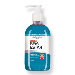 Sabonete Líquido Antisséptico Para Mãos e Corpo Bem Estar Abelha Rainha 250ml REF 3789