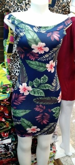 Vestido Ombro a Ombro Sem Manga - comprar online