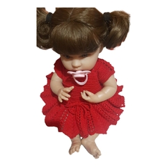 Imagem do Kit 2 Vestidinhos Boneca Bebê Reborn ou Baby Alive 25 a 37cm