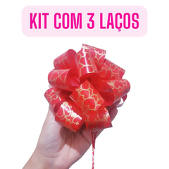 Kit 3 Laços Bola Prontos Presente Aniversário Mães Namorados - comprar online