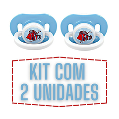 Kit 2 Chupeta Bico Redondo Silicone Mamita Escolha A Cor Acima 6 Meses - comprar online