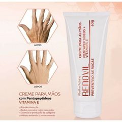 Creme Preventivo à Rugas Para as Mãos Renovil 60g Abelha Rainha REF 3504 - comprar online