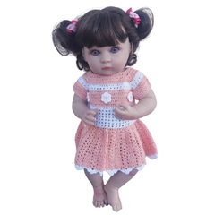 Imagem do Kit 2 Vestidinhos Boneca Bebê Reborn ou Baby Alive 25 a 37cm