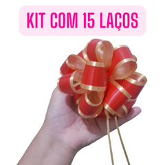 Kit 15 Laços Bola Prontos Presente Aniversário Mães Namorado