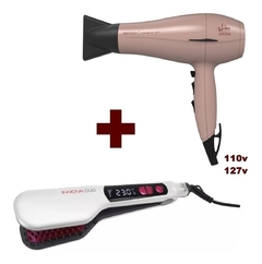 Kit Secador De Cabelo 2000w 127v + Prancha Escova Innova Duo na internet