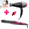 Kit Secador de Cabelo 2300w- 220v+ Modelador de Cachos Em-10