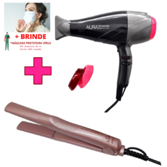 Kit Secador De Cabelo 110v - 2300w + Prancha Keration Gama