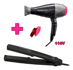 Kit Secador De Cabelo 110v-2300w + Prancha Eleganza Infinity - comprar online