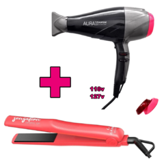 Kit Secador De Cabelo 110v - 2300w + Prancha Sensation Gama na internet