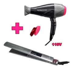 Kit Secador De Cabelo 110v-2300w+ Prancha Elegance Led Titan - comprar online