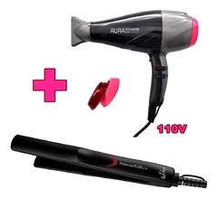 Kit Secador De Cabelo 110v-2300w+ Prancha Eleganza Plus Gama - comprar online