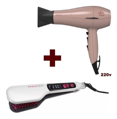 Kit Secador De Cabelo 220v 2000w + Prancha Escova Innova Duo na internet