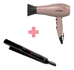 Kit Secador De Cabelo 2000w 110v+ Prancha Eleganza Plus Gama - Importados da Malu