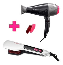 Kit Secador De Cabelo 110v-2300w + Prancha Com Escova Innova - loja online