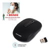 Mouse Sem Fio Com Bateria Lítio Usb Recarregável Multilaser