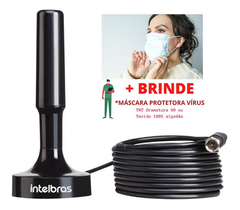 Antena Interna Intelbras AI2031 Sinal Digital para TV Fácil de Instalar Cabo 5m Hdtv - comprar online