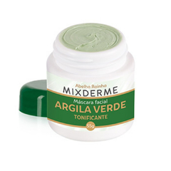 Máscara Facial Argila Verde Tonificante MIXDERME Abelha Rainha 55gr REF 3699 - comprar online