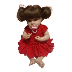 Kit 2 Vestidinhos Boneca Bebê Reborn ou Baby Alive 25 a 37cm - comprar online