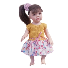 Kit 2 Vestidinhos Boneca Bebê Reborn ou Baby Alive 25 a 37cm - comprar online