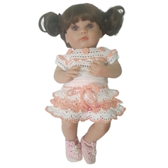 Kit 2 Vestidinhos Boneca Bebê Reborn ou Baby Alive 25 a 37cm