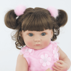 Bebê Reborn Chiquinha Princesa Com Girafinha 40cm - loja online