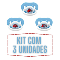 Kit 3 Chupeta Bico Redondo Silicone Mamita Escolha A Cor Acima 6 Meses na internet