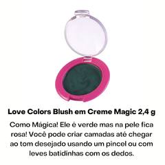 Blush em Creme Rosado Natural Magic Love Colors 2,4 g Abelha Rainha REF 7528 - comprar online