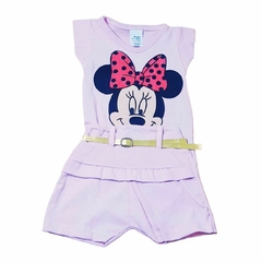 Conjunto Para Bebê Blusa + Short Com Cintinho Estampa da Minnie Várias Cores - Importados da Malu