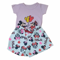 Conjunto Aninha Para Bebê Com Estampa Blusa + Short Várias Cores REF S207 na internet