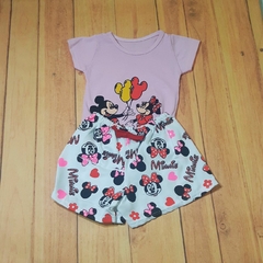 Conjunto Aninha Para Bebê Com Estampa Blusa + Short Várias Cores REF S207 na internet