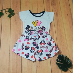 Conjunto Aninha Para Bebê Com Estampa Blusa + Short Várias Cores REF S207 - Importados da Malu