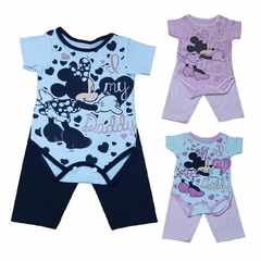 Conjunto Para Bebê Body Bory + Calça Estampa da Minnie Várias Cores REF S202 - comprar online