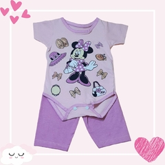 Conjunto Para Bebê Body Bory Com Estampa da Minnie + Calça Várias Cores REF S204 - Importados da Malu