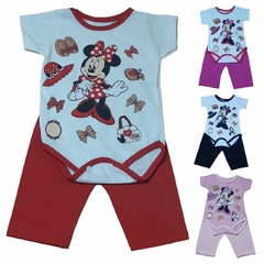 Conjunto Para Bebê Body Bory Com Estampa da Minnie + Calça Várias Cores REF S204 - comprar online