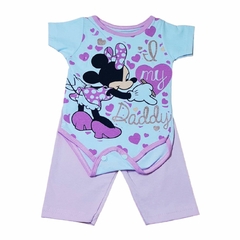 Conjunto Para Bebê Body Bory + Calça Estampa da Minnie Várias Cores REF S202 - comprar online